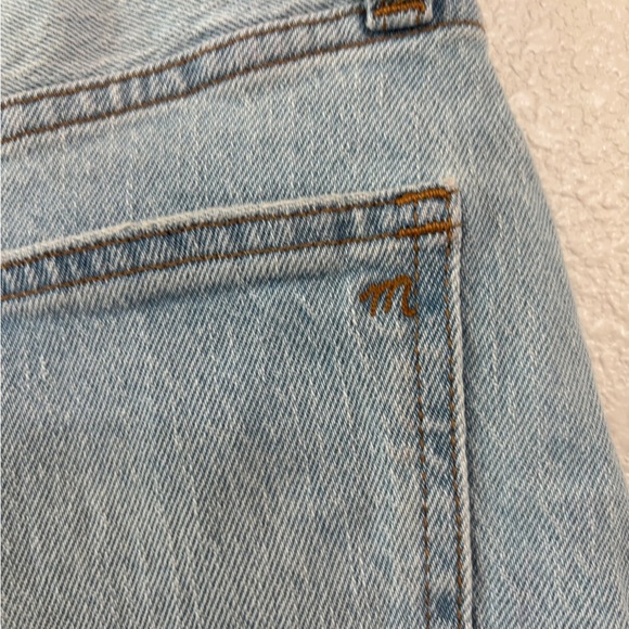 Madewell The Momjean Short Short in Fitzgerald Wash Sz 28 - Picture 5 of 13